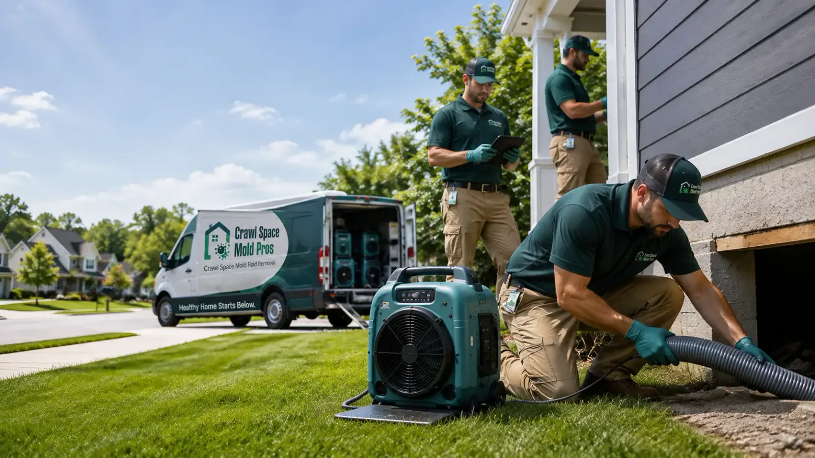 Crawl Space Mold Removal in Andover, OH
